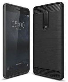 Silikonski ovitek za Nokia 6.1, carbon črn
