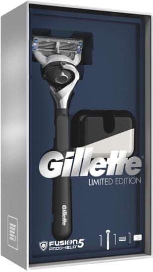 Gillette britvica Fusion5 ProShield Chill Darilni paket + stojalo