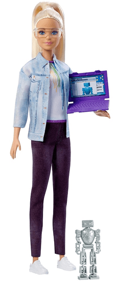 Mattel Barbie Inženirka robotike, blondinka