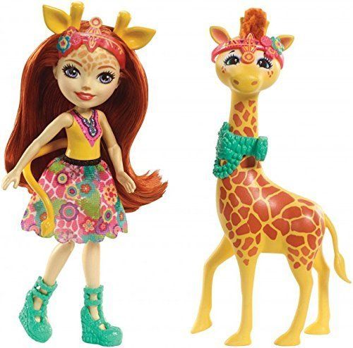Mattel Enchantimals lutka Gillian in žirafa
