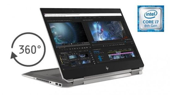 HP prenosnik ZBook x360 Studio G5 i7-8850H/16GB/SSD512GB/15,6UHD/P1000/W10P (2ZC61EA)