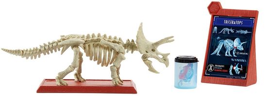 Mattel Jurski svet - Padlo kraljestvo, okostje Triceratops