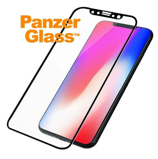 PanzerGlass zaščitno steklo Case Friendly za iPhone XS/X, črno