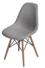 Fernity P016W Vzorec siv / šivan stol