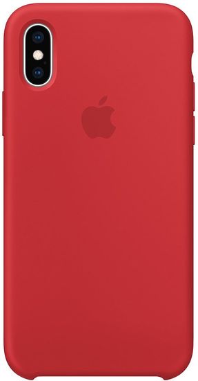 Apple silikonski ovitek MRWC2ZM/A za telefon iPhone XS (PRODUCT)RED, rdeč