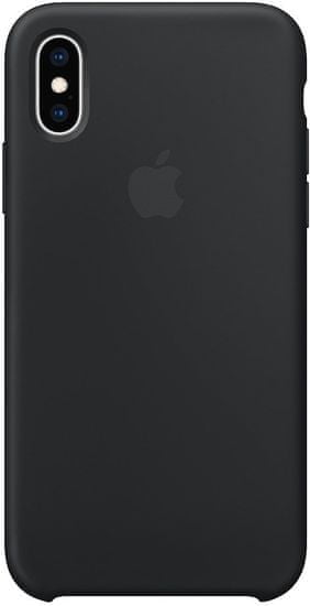 Apple silikonski ovitek MRW72ZM/A za telefon iPhone XS, črn