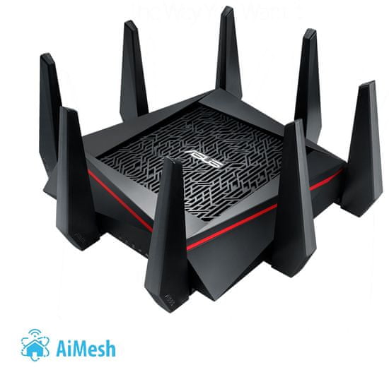 ASUS ASUS gigabitni brezžični usmerjevalnik RT-AC5300 Tri-band WiFi Gaming