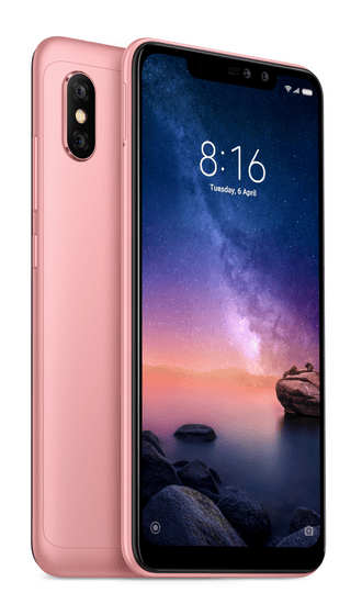 Xiaomi GSM telefon Redmi Note 6 Pro, 4GB/64GB, roza