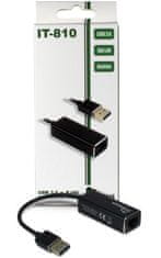 Inter-tech mrežni gigabit LAN adapter IT-810, USB 3.0