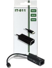 Inter-tech gigabit LAN mrežni adapter IT-811, USB-C