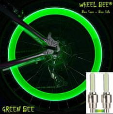 Wheel Bee kolesarska svetilka LED Cycle Bee, zelena