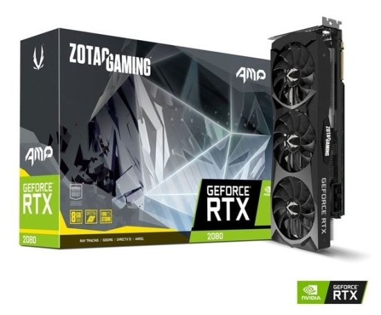 Zotac grafična kartica AMP GeForce RTX 2080, 8 GB GDDR6