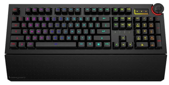 Das Keyboard tipkovnica 5Q Cloud, Gamma Zulu Soft, USB, črna, US
