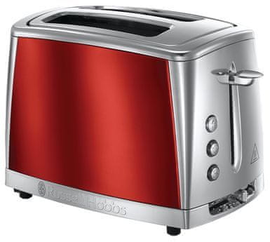 Russell Hobbs opekač kruha 23220-56/RH Luna Toaster 2SL Red - Odprta embalaža