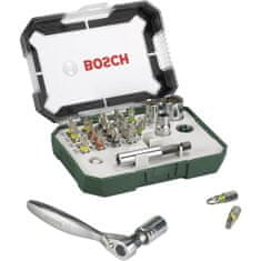Bosch 26-delni komplet vijačnih nastavkov z ragljo (2607017322)