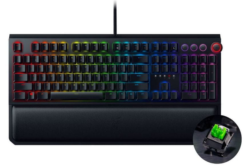 Gaming tipkovnica Blackwidow Elite, Green Switch