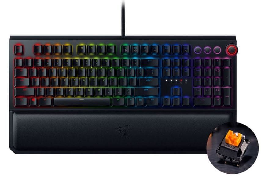 Gaming tipkovnica Blackwidow Elite, Orange Switch