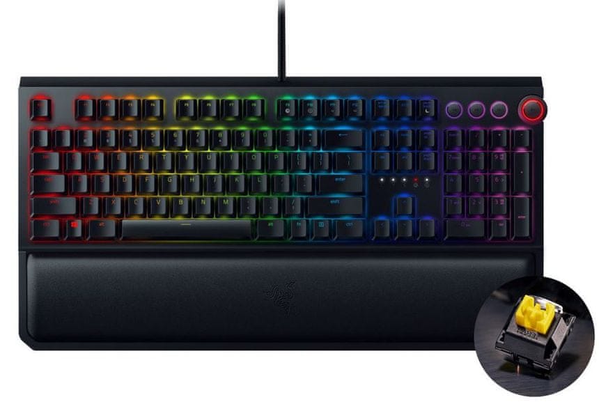 Gaming tipkovnica Blackwidow Elite, Yellow Switch