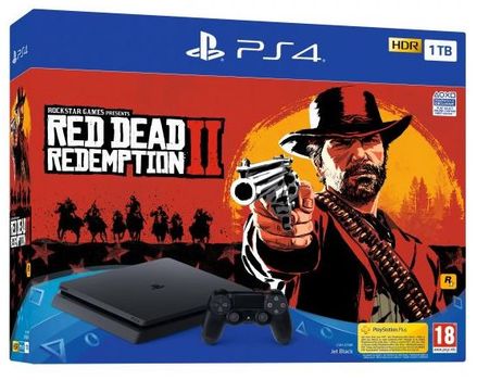 PlayStation 4 Slim 1TB + igra Red Dead Redemption 2