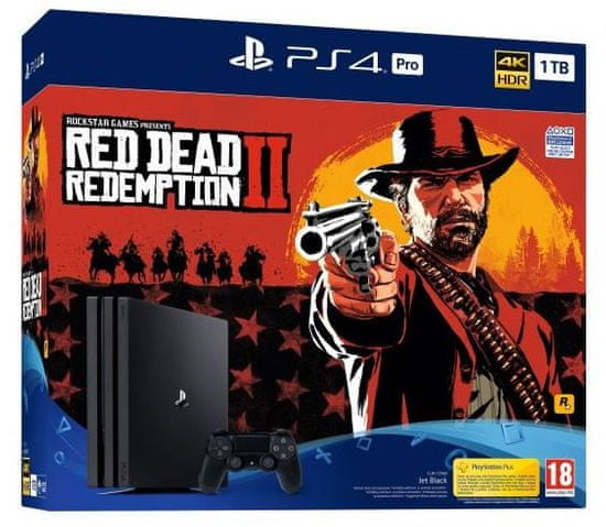 Sony igralna konzola PlayStation 4 Pro 1 TB + igra Red Dead Redemption 2