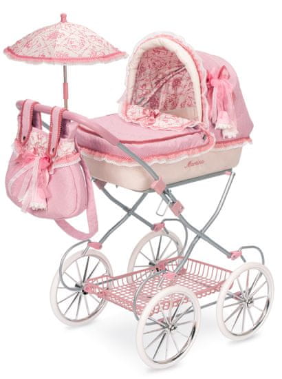 DeCuevas zložljiv otroški voziček za lutko dojenčka z dežnikom Martina V