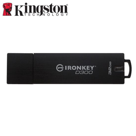 Kingston USB disk Ironkey D300, 32GB, 3.0