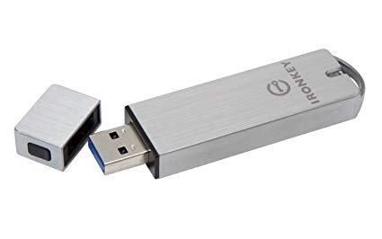 Kingston USB disk Ironkey S1000, 64 GB, 3.0, kovinski