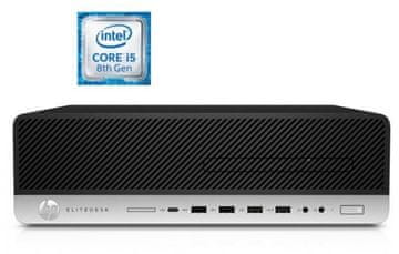 HP namizni računalnik EliteDesk 800 G4 SFF i5-8500/8GB/SSD256GB/W10P (4SA60AW#BED)