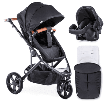 Hauck Pacific 3 Shop N Drive caviar