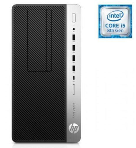 HP namizni računalnik ProDesk 600 G4 MT i5-8500/8GB/SSD256GB/W10P (4QT36AW#BED)