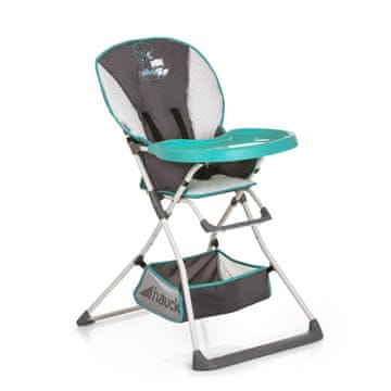 Hauck stol za hranjenje Hauck Mac Baby Deluxe 2020 forest fun, sivo zelen