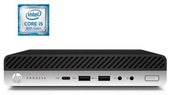 HP namizni računalnik ProDesk 600 G4 DM i5-8500T/8GB/SSD256GB/W10P (4LH70AW#BED)