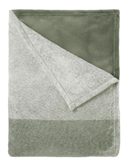 Mistral Home flanelasta odeja Khaki, 130 x 170 cm