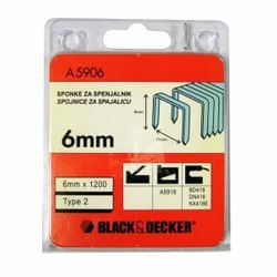 Sponke Black & Decker, 6 mm
