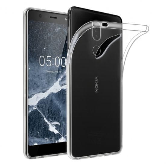 ovitek za Nokia 5.1 2018, silikonski, prozoren