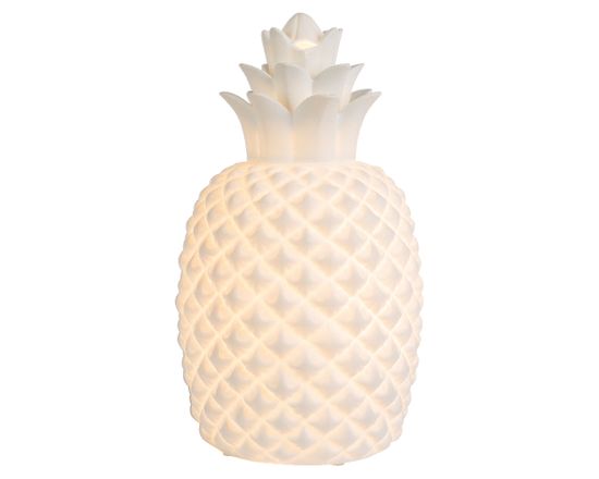 Kaemingk namizna svetilka Ananas, porcelanasta,17x30m
