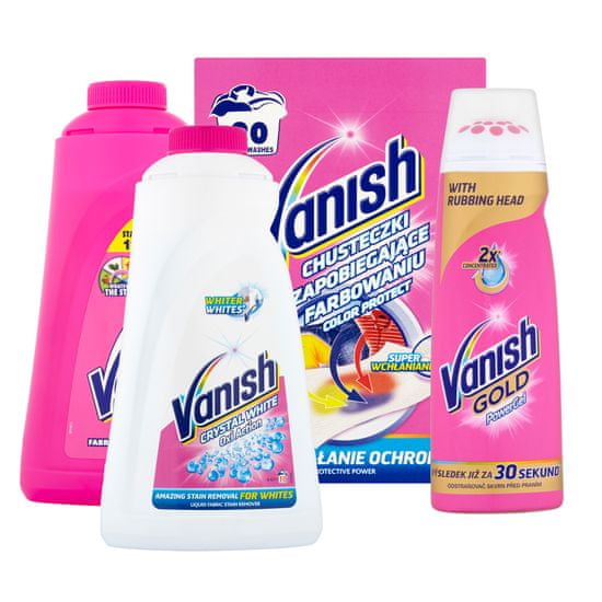 Vanish komplet čistil za pranje perila