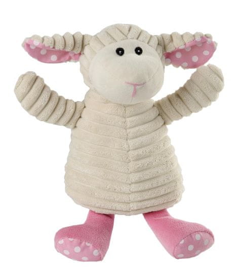 Warmies otroški termofor s sivko, ovčka, bež/roza