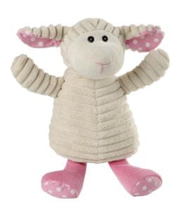 Warmies, otroški termofor s sivko, ovčka, bež/roza