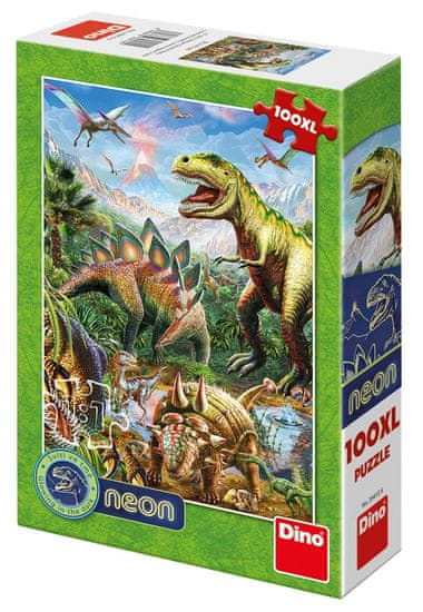 Dino Svet dinozavrov 100XL neon