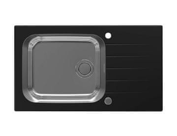 Alveus Glassix Up 40 pomivalno korito, črno