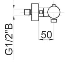 Herz Unitas termostatska armatura za prho t40 (3838963004400)