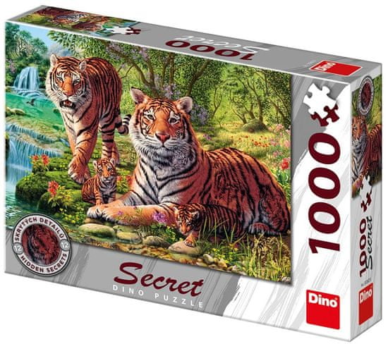 Dino sestavljanka Tiger secret collection, 1000 delov