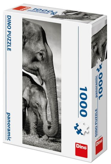 Dino sestavljanka Sloni, 1000 delov