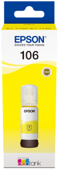 Epson 106 EcoTank črnilo, rumeno (C13T00R440)