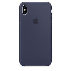 Ovitek za iPhone XS, silikonski, temno modra