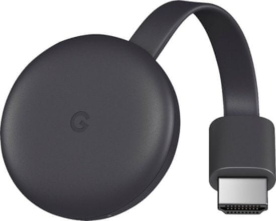Google Charcoal adapter Chromecast, 3rd Gen - odprta embalaža