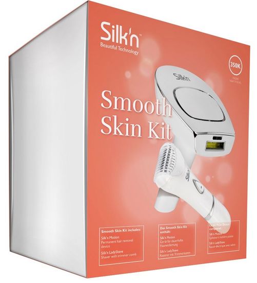 Silk'n darilni set, laserski odstranjevalec dlačic + brivnik GBOX002