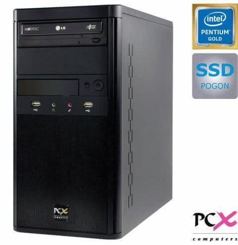 PCX namizni računalnik EXAM G2050 G5400/4GB/SSD120GB/FreeDOS (PCX EXAM G2050)