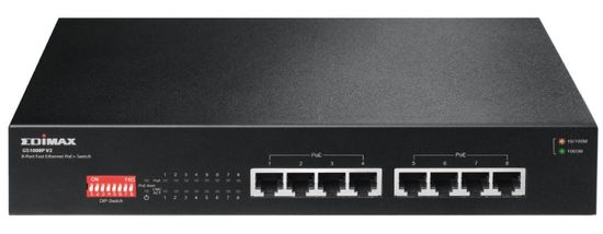 Edimax Gigabit stikalo z dolgim dosegom GS-1008P V2, PoE+, 8-port